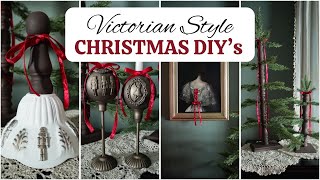 DIY Victorian Christmas Decorations 2023! Old World Style Christmas DIY's