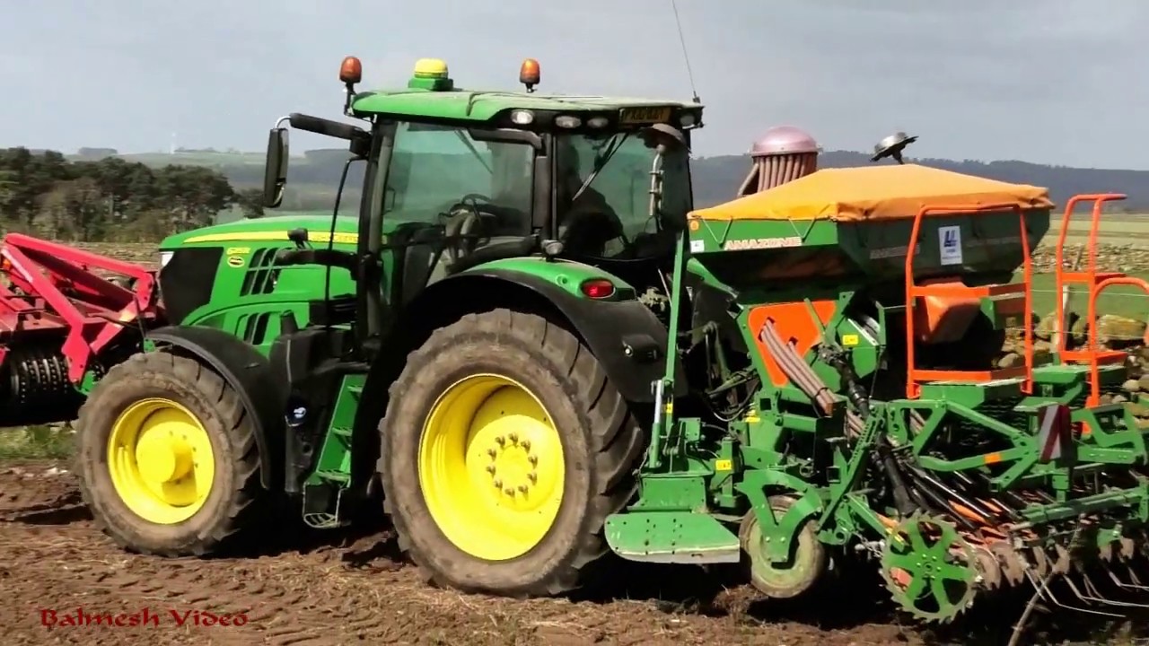 Drilling Wheat With John Deere 6215R YouTube