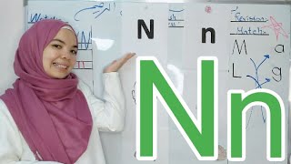 شرح letter n على طريقة جولي فونكس | كورس تأسيس اللغة الإنجليزية من الصفر