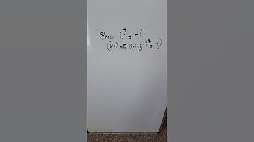 Show i^3 = - i (without using i^2)