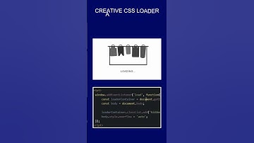 How to Code a Custom Loader with HTML & CSS 💻#csstricks #frontend #webdesign #developer #programming