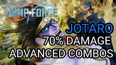 Jotaro 70% Advanced Combos | Jump Force