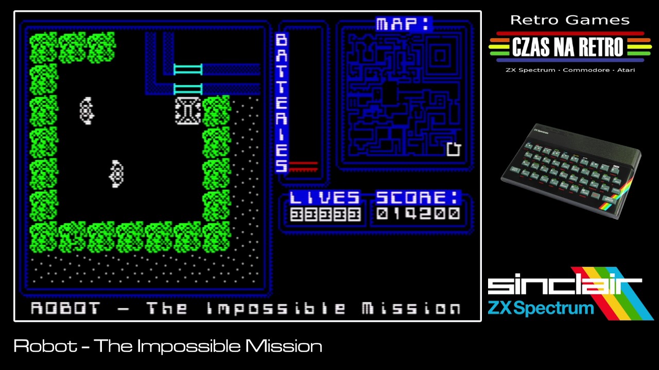Robot - The Impossible Mission (2019) - ZX Spectrum - YouTube