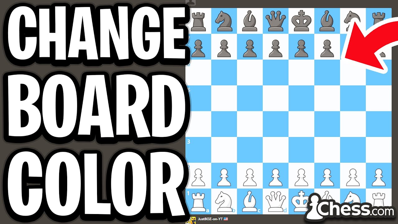 How To Change Board Color On Chess.com (PC & Mobile) - Full Guide - YouTube