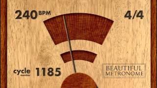 Download lagu 240 BPM 4/4 Wood Metronome HD