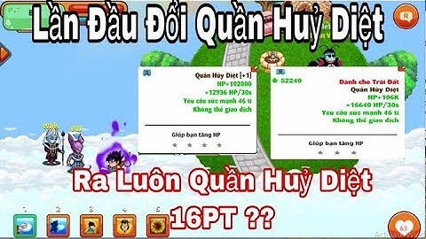 Ngọc Rồng Online- Lần Đầu Đi Đổi Quần Hủy Diệt Và Cái Kết Ra Quần Siêu Ngon??