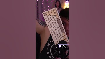 When coffee and gaming collide! #osume #Dalgona #MechanicalKeyboard #Unboxing