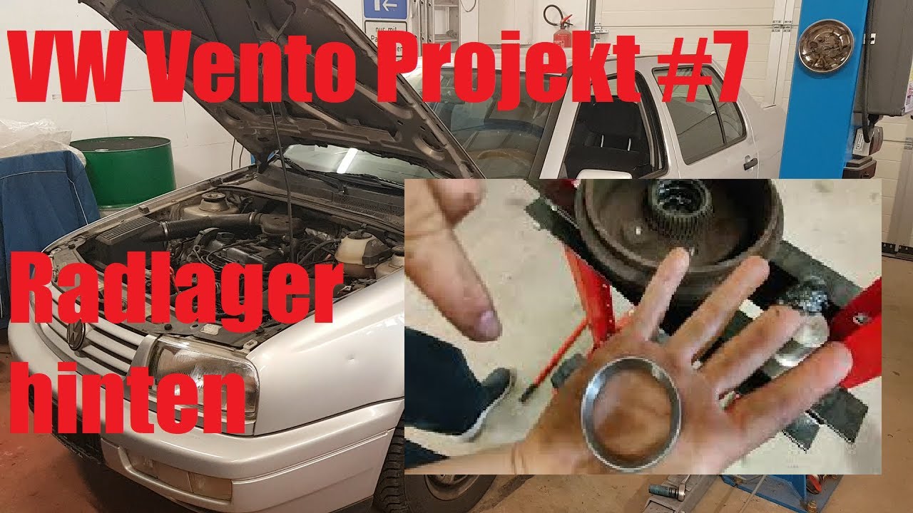 VW Vento Projekt #7 Radlager hinten umpressen / tauschen / wechseln