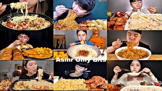ASMR Creamy Noodles CREAMY Spaghetti Compilation///no talking///Bites only/Big bits/asmr food