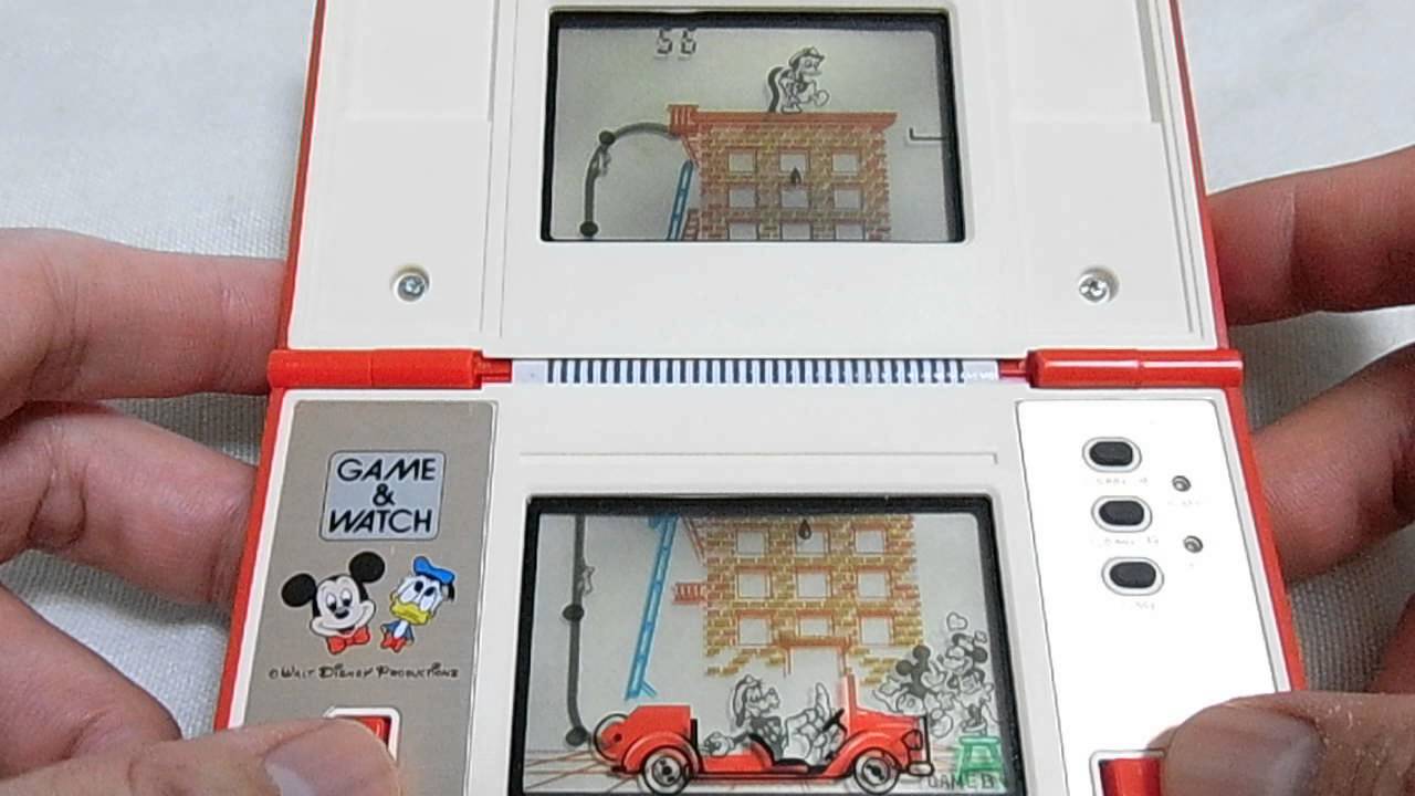 game & watch nintendo mickey & donald