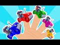 road roller finger family | road roller video for kids | children's car rhymes