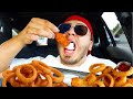 Mukbang: ONION RINGS, BUFFALO CHICKEN TENDERS