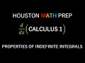 Indefinite Integrals Quiz