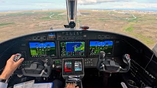 CJ3+ Citation jet - ILS approach at BIKF Keflavik, Iceland! by Guido Warnecke 29,592 views 5 months ago 3 minutes, 41 seconds