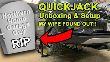 Quickjack BL-7000SLX Unboxing and Setup and Usage. DIY Car/Truck Lift