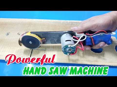 How To Make A Powerful Hand Saw Machine At Home