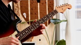 Video thumbnail of "John Mayer - Wild Blue LOOP JAM Guitar Cover"