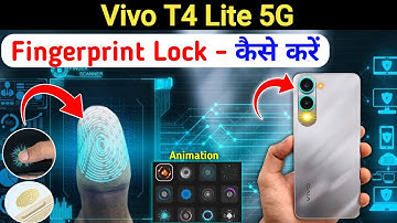 Vivo T4 Lite 5G Fingerprint Sensor SECRETS Revealed ! How to setup Fingerprint in Vivo t4 lite 5G