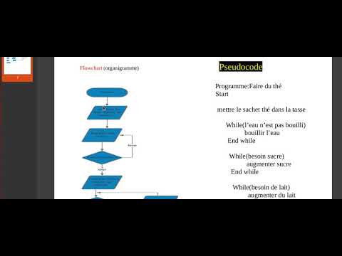 Vidéo: Quel est le meilleur organigramme ou pseudocode ?