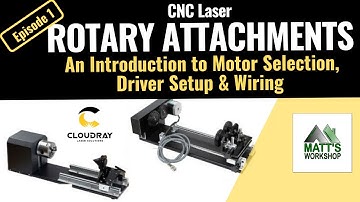 Ep.1 - LASER ROTARY ATTACHMENTS - Intro, Motors, Drivers Setup & Wiring. - CNC Rotary Axis