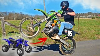 My Banshee swapped dirtbike Rips after mods!