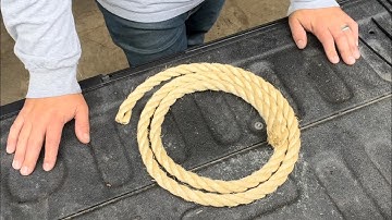 Mock scrapes, make your own licking vine scent rope for just a few bucks.