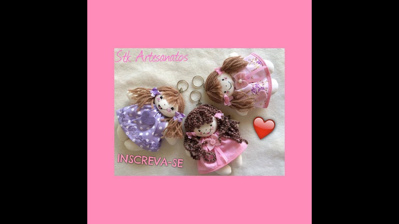 COMO FAZER LEMBRANCINHA BONECA CHAVEIRINHO