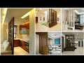 The most beautiful wood interior partition panel design for drawing room & main entrance decor ideas