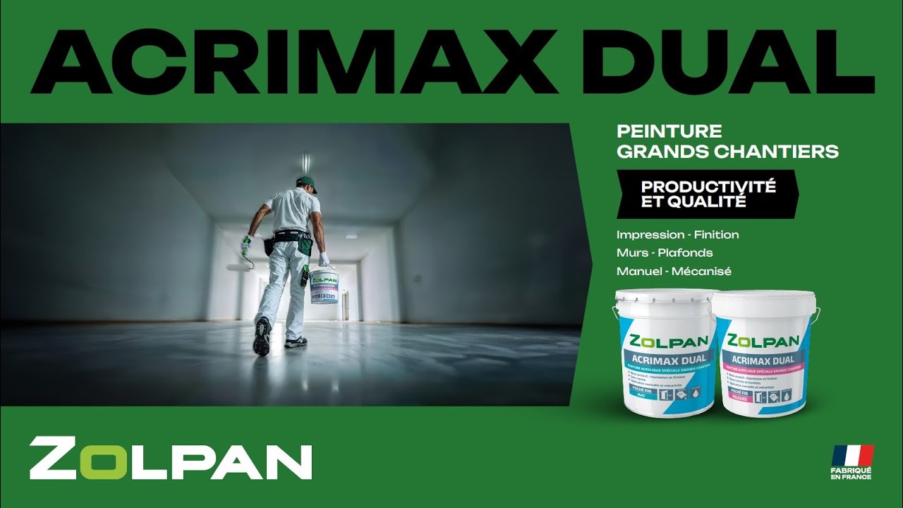 Acrimax Dual, la nouvelle peinture grands chantiers Zolpan qui allie ...