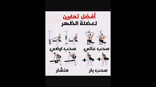 Best Back exercisesأفضل تمارين لعضلات الظهر #video #like #gym #viral #new #shorts #short #ytshorts