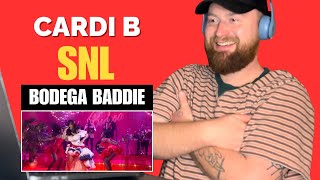 Reacting to CARDI B on SNL - “Bodega Baddie”!!