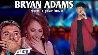 GOLDEN BUZZER | the judges criying when he heard the song bryan adams with an Extraordinary voice