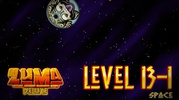 Zuma Deluxe (PC) - Level 13-1 - Space Gameplay (Last Stage) + Ending