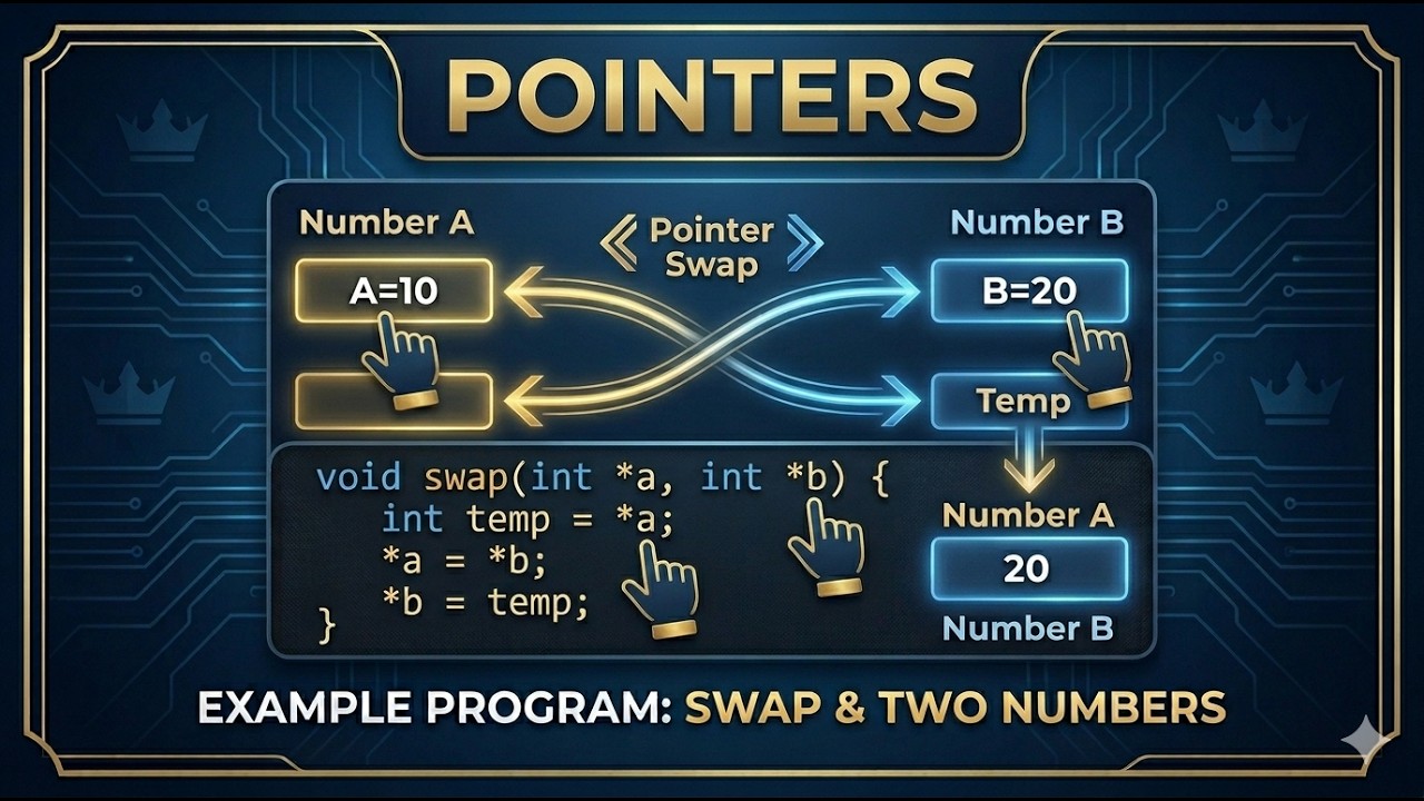 Pointers Example Program 3 | Pointers | C programming | Madhunandan H M ...