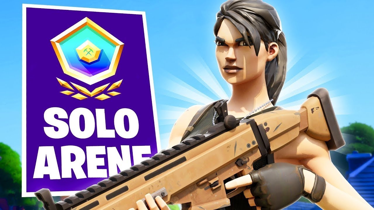 Top 1 EN SOLO ARENE FORTNITE BATTLE ROYAL YouTube