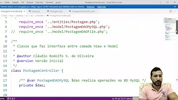 CRUD de Postagens em PHP (Camada Controller)