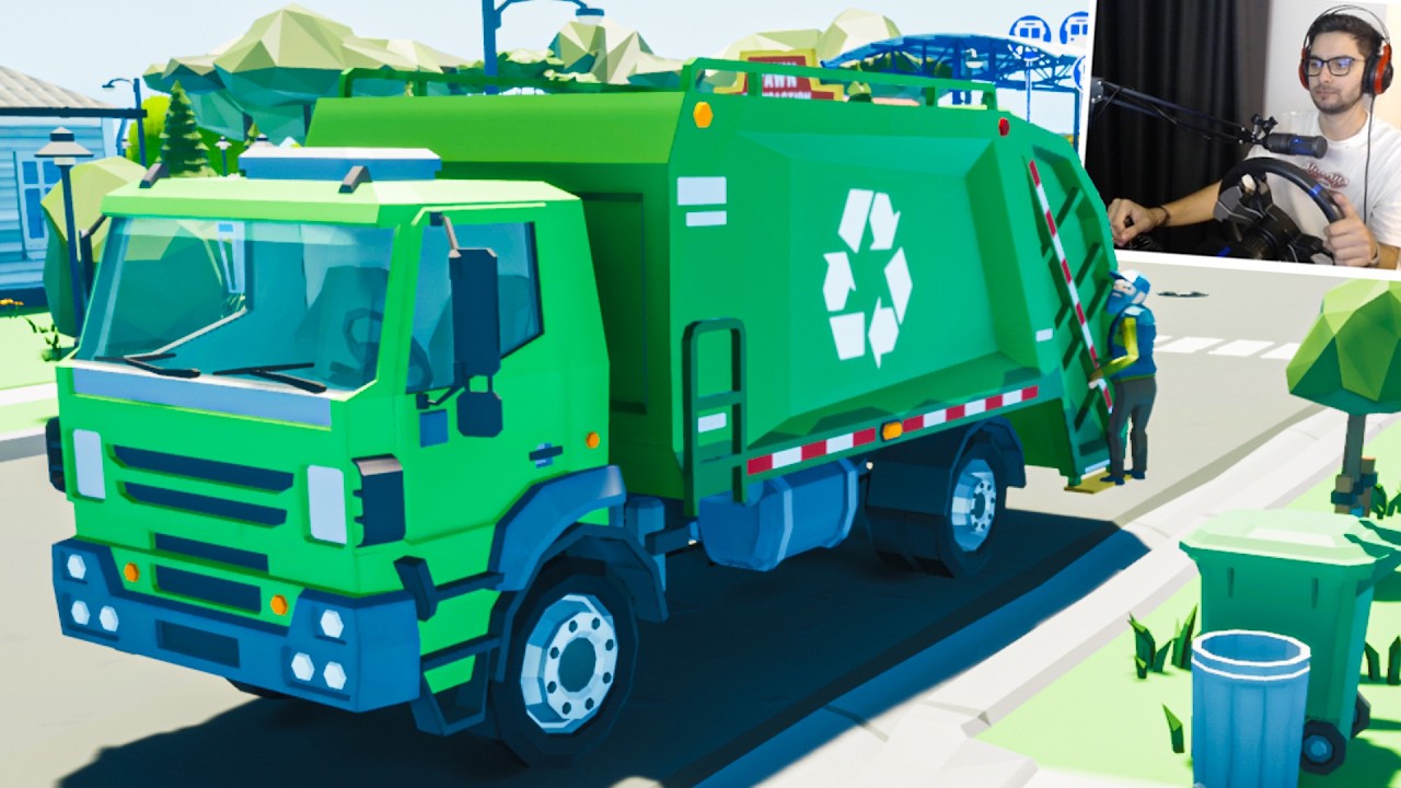 POV: ești gunoier și faci bani serioși (volan setup)