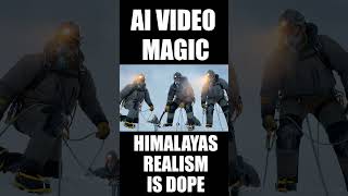 This AI Everest simulation is more realistic than the real thing #ai #mountains #viral