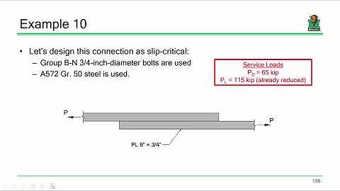 CE 414 Lecture 18  Slip Critical Connections 2019 02 25