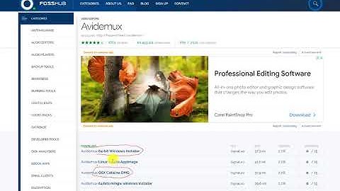 Hướng dẫn Avidemux - 1 Cài đặt