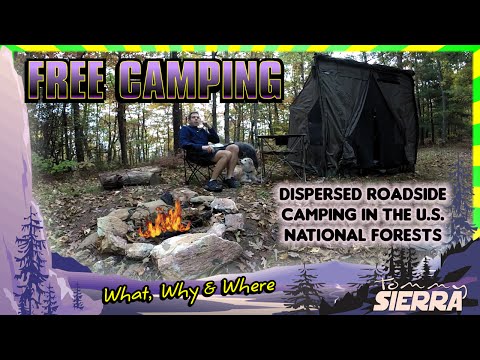 Video: Camping disperso en los bosques nacionales de EE. UU