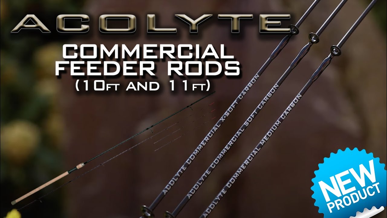 NEW Acolyte Commercial Feeder Rods, Alan Scotthorne