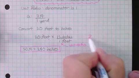 6.RP.3- Convert Measurement Units