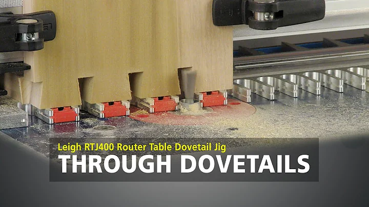 Leigh RTJ400 Router Table Dovetail Jig - Through D...