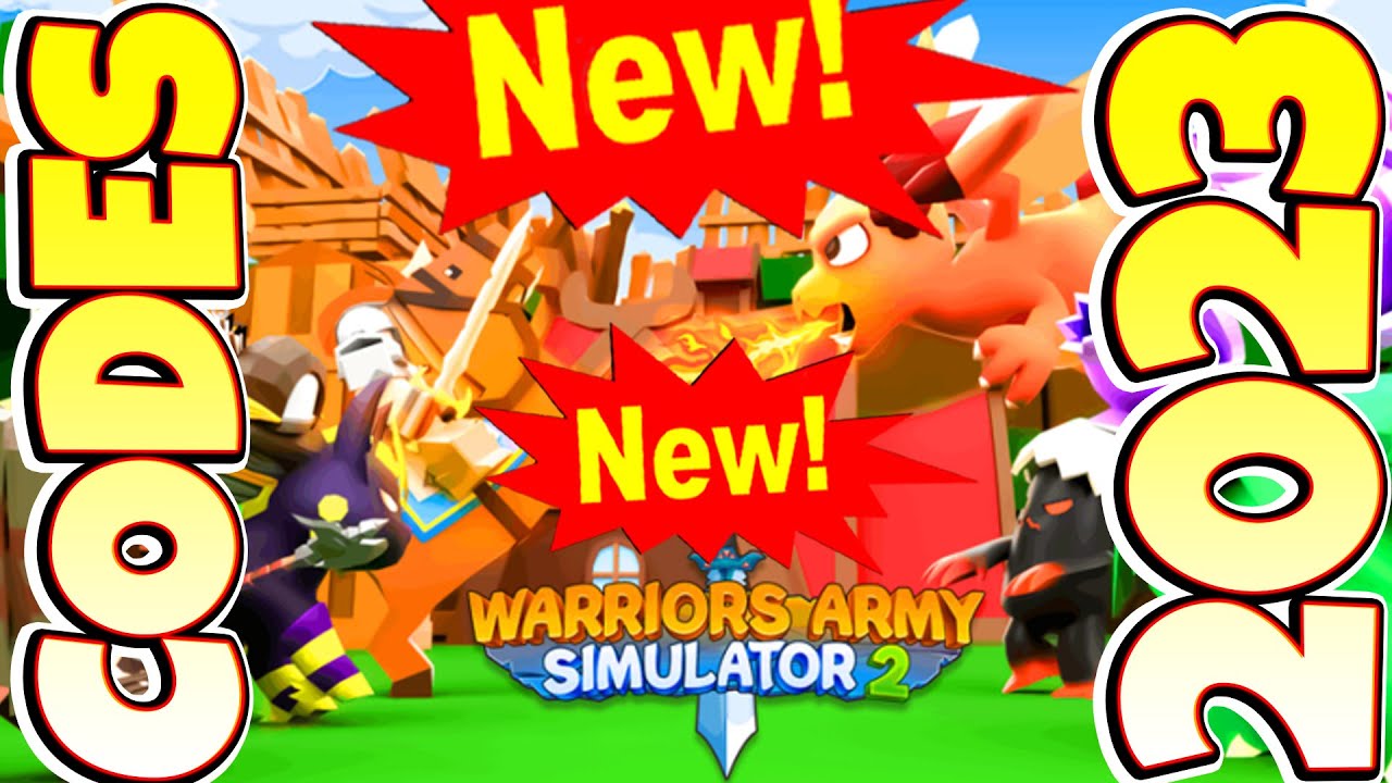 NEW* ALL WORKING CODES FOR WARRIORS ARMY SIMULATOR 2 2023! ROBLOX WARRIORS  ARMY SIMULATOR 2 CODES 