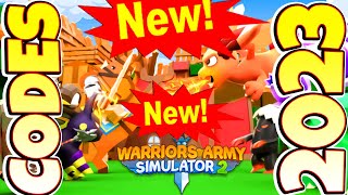 Warriors Army Simulator 2 Roblox GAME, ALL SECRET CODES, ALL WORKING CODES  