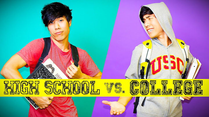 High School You Vs. College You