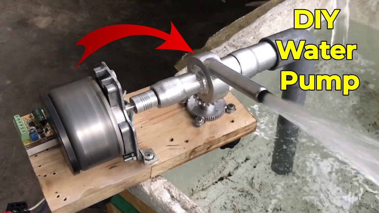 How to Make a Super Powerful Water Pump with Brushless Motor 24v 5.2w
