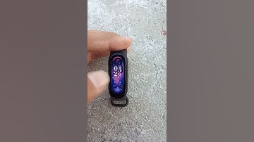 How to change mi band 6 watch face through band itself/viral!!