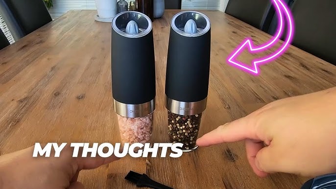 Review 1 - Gravity Electric Salt and Pepper Grinder Set - Lynker